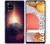 Tumundosmartphone Funda Gel Tpu para Samsung Galaxy A42 5G diseño Tierra Dibujos
