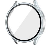 Case for Samsung Galaxy Watch 6/5/4 40mm 44mm Screen Protector Hard PC Protective Cover Bumper Galaxy Watch Tempered Glass Film