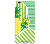 Funda original compatible con iPhone 6 Plus o 6S Plus con un diseño de Bob Esponja Franjas Verdes