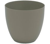 Plastiken Maceta de Inyección Cuenco ø22cm Gris Topo - Alta Calidad