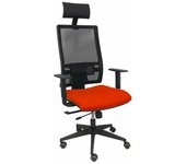 Silla de Oficina con Cabecero Piqueras y Crespo B10CRPC Naranja Oscuro