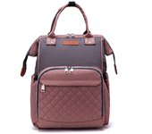 Bolsa para pañales, mochila para pañales, bolsa para pañales para bebés, gran espacio de almacenamiento, la bolsa se puede sujetar al cochecito, repelente al agua