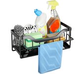 Cocina Baño Organizador Del Fregadero de Acero Inoxidable Esponja Titular Organizador Fregadero Caddy Soporte Accesorios de Cocina