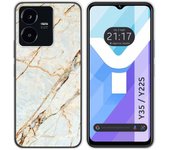 Funda Silicona para Vivo Y35 / Y22s diseño Mármol 13 Dibujos