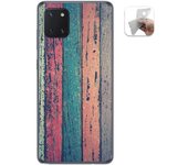 Tumundosmartphone Funda Gel Tpu para Samsung Galaxy Note 10 Lite diseño Madera 10 Dibujos