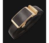 Men Automatic Buckle Belts Genuine Leather Belts for Business Men Luxury Black Strap Waistband New Fashion Brand Designer