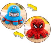 20-40cm Plush Doll Avengers Spiderman Iron Man Captain America Hulk Thanos Octopus Plush Cartoon Toy That Can Be Flipped Gift ﻿
