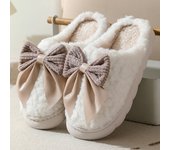 Nuevas zapatillas de algodón de invierno para mujer, zapatillas de algodón de felpa y terciopelo para el hogar, zapatillas de algodón cálidas para interiores con suela gruesa para parejas, zapatillas de algodón para hombres