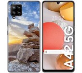 Tumundosmartphone Funda Gel Tpu para Samsung Galaxy A42 5G diseño Sunset Dibujos