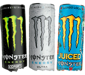 Caja 24ud Monster Mix 250ml (8 x Energy, 8 x Ultra White, 8 x Mango Loco)