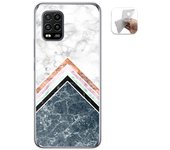 Tumundosmartphone Funda Gel Tpu para Xiaomi Mi 10 Lite diseño Mármol 05 Dibujos