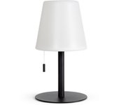 Ledkia Lámpara de Mesa LED Portátil para Exterior Aluminio con Batería Recargable Epinay Negro