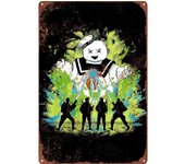 Ghostbusters Vintage Metal Wall Art Sign Retro Movie Decor Collectors Tin Poster for Home Cinema Man Cave  xin