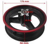 10 Inch 10x2.70-6.5 Wheel for Electric Scooter 10x2.75-6.5 Off-Road Vacuum Tire Tubeless Tyre Parts