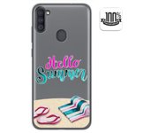 Tumundosmartphone Funda Gel Transparente para Samsung Galaxy A11 / M11 diseño Summer Dibujos