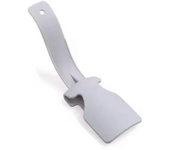 16CM Professional Shoe Horn Spoon Shape Shoehorn Black Plastic Lifter Flexible Sturdy Slip Shoe Horns Shoe Accessories