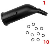 Karcher SC1 SC2 SC3 SC4 SC5 SC7 CTK10 Steam Vacuum Cleaner Accessories Replacement Cleaning Brush Round Nozzle Accessories