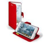 Funda de piel iPhone SE (2020) / 8 / 7 / 6s / 6 SBS libro función atril rojo
