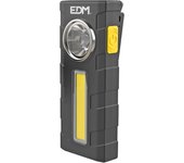 EDM Linterna LED Petaca Negro 320 Lm