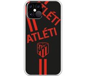 Funda original compatible con iPhone 12 - 12 Pro - ATM Fondo Negro Escudo Monocromo 20-21