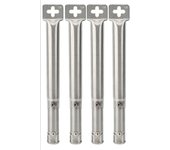 SOMY Accesorios de quemador universal de 30,8 a 45 cm para FirePlus, Fire Mountain, Proficook, Barbecook, Tepro, Campingaz, Char-Broil, Cosmo Grill, pieza de repuesto de tubo de quemador de acero inoxidable, 1 accesorio de motor eléctrico