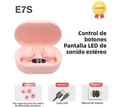 E7S TWS Fone Bluetooth Earphones 5.2 Wireless Headphones Noise Cancelling Earbuds with Mic Wireless Bluetooth Headset for Xiaomi