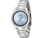 Sector Reloj Hombre 240 39mm 3h Light Blue Dial Ss Br Acero 5 Atm