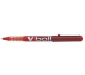 Pilot boligrafo de tinta liquida v ball 07 rollerball - punta de bola redonda 0.7mm - trazo 0.5mm - color rojo (12 uds)