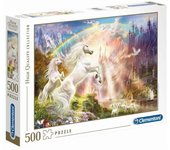 PUZZLE PUESTA DE SOL CON UNICORNIO 500 PIEZAS DE CLEMENTONI