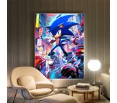 1pc Hot cool cartoon characters Sonic Hedgehogs Poster HD Posters Home Room Bar Cafe Decor Art Wall Painting Picture