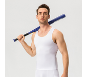 Camiseta sin mangas de compresión muscular para culturismo para hombre, camiseta sin mangas, Camiseta deportiva para hombre, Chaleco Ajustado para correr