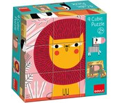 GOULA JUEGO 9 CUBIC PUZZLE CUBOS APILABLES 21x7x21 Cms.