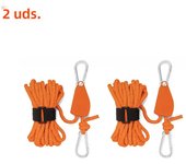 1-10Pcs 4M 4MM Camping Rope Pulley Tensioner Ratchet Hangers Camping Awning Tent Adjustable Wind Rope Pulley Hook Camping Tools
