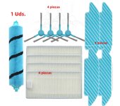 Roller Soft Brush Hepa Filter Mop Cloth Replacement for Cecotec Conga 4090 5090 Robotic Vacuum Cleaner Spare Parts