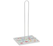 Portarrollo de Papel de Cocina Versa Flandes Metal Acero Madera MDF 16,5 x 31 x 13 cm