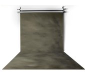 Fondart - Telón de Fondo para Fotografía y Video, Fondo Fotográfico Profesional Reversible, Marrón - Blanco, 150x300cm