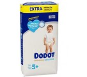 Pañales Dodot Sensitive Extra Talla 5+ (48 Uds.). Dodot