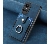 Magnetic Car Holder Wallet Flip Card Phone Case for OPPO Reno 12 11 10 11F 8T 8 7 6 Pro Leather Back Cover Etui