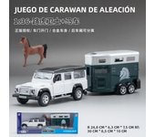 1:36 Range Rover Ford F150 jeep wrangler Alloy caravan set Diecast Car Metal Alloy Model Car Children's toys collection gifts