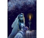 Tim Burton Corpse Bride Movie Diamond Painting Kits Horror Skull Bride Emily Victor Photo Art Cross Stitch Mosaic Home Decor