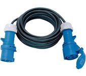 Brennenstuhl-1167650625-Alargador eléctrico IP44 H07RN-F 3G con clavijas y conectores CEE 230V/16A (25 m x 2,5 mm)
