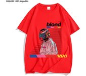 Frank O-ocean Blond R&B Music T Shirts MEN 100% Cotton Tshirts Handsome T-shirts Letters Sense of Design Manga/Comic O-neck Tops