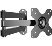 Soporte de pared para TV giratorio, inclinable y extensible, para la mayoría de televisores de 13 a 30 pulgadas