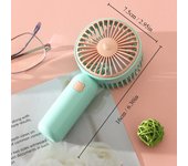 Mini ventilador portátil de mano con Carga USB, ventilador de Bolsillo de Viento alto para el hogar, ventilador eléctrico de escritorio para estudiantes, refrigeración, Nuevo, 1 UD.