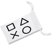 MERCHANDMANIA PACK DE 5 FUNDAS BOLSA MULTIUSOS simbolos videojuegos consola mando famosos gafas dados rol personalizada color