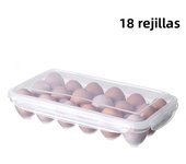 10/18/34 Grids Egg Storage Box With Lid Kitchen Refrigerator Egg Box Egg Drop Rack Egg Storage Box Fridge Egg Organizer Tray
