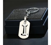 NEW DIY Stainless Steel A-Z Letters key Chain Charm 26 Letters KeyChain Men Women keychain Couple gift Jewelry Car Key Ring