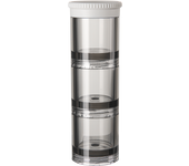 3-Grid Cylindrical Stackable Pill Holder Box Portable Medicine Box Mini Pill Cases Organizers Storage Box for Travel Business