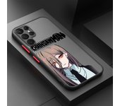 Anime Chainsaw Man For Samsung A 02 03 13 14 15 22 24 25 32 35  54 55 72 Lite S 5G 4G Frosted Translucent Phone Case
