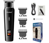 Kemei KM-2290 KM-1113 KM-2026 professional Electric hair clipper kit Men's Shaver Cordless Barber Hair Trimmer USB beard Razor